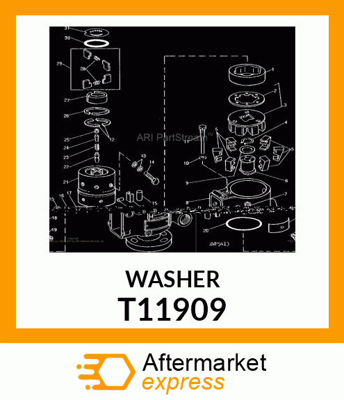 Washer - WASHER,GOVERNOR THRUST T11909