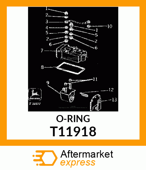 PACKING, GOVERNOR HOUSING COVER T11918