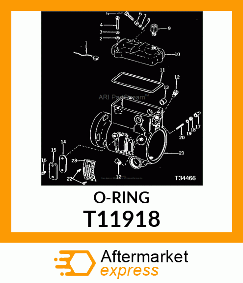 PACKING, GOVERNOR HOUSING COVER T11918