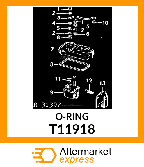 PACKING, GOVERNOR HOUSING COVER T11918