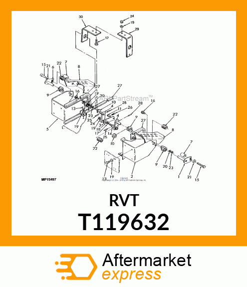 PIN, CLEVIS T119632