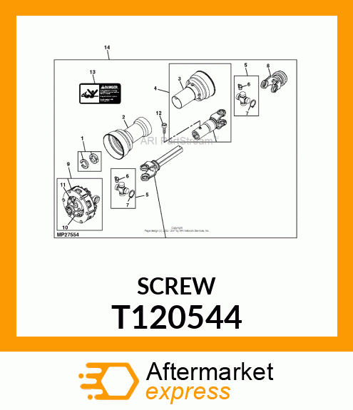 SCREW T120544