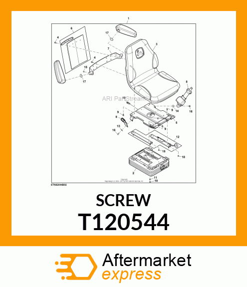 SCREW T120544