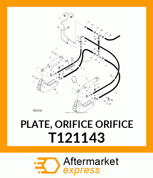 PLATE, ORIFICE ORIFICE T121143