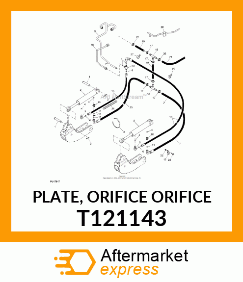 PLATE, ORIFICE ORIFICE T121143