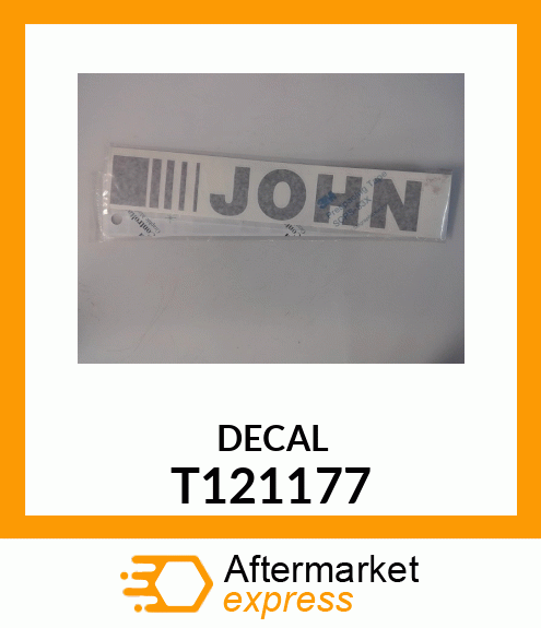 LABEL, JOHN DEERE, DOZER T121177