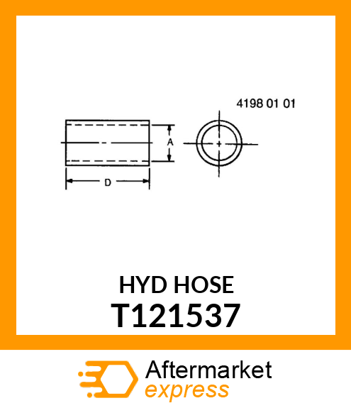 HOSE,HYDRAULIC T121537