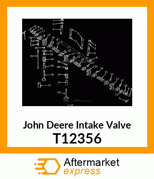 VALVE,INTAKE T12356