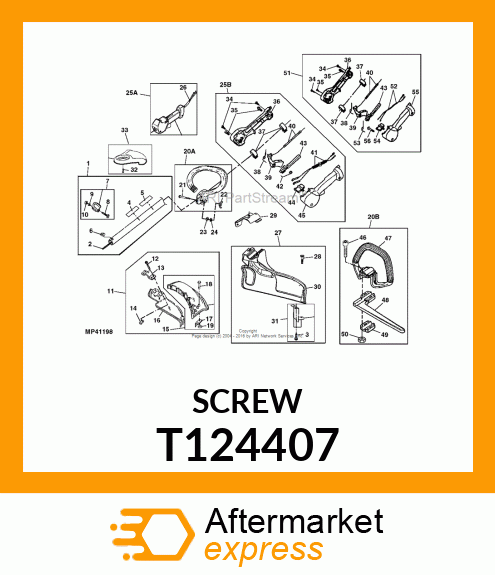 CAPSCREW, HEX FLANGE HEX FLANGE T124407