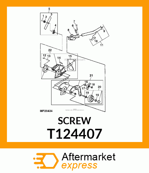 CAPSCREW, HEX FLANGE HEX FLANGE T124407