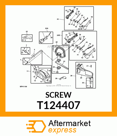 CAPSCREW, HEX FLANGE HEX FLANGE T124407