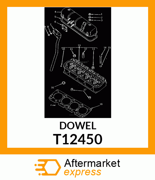 DOWEL,HOLLOW T12450