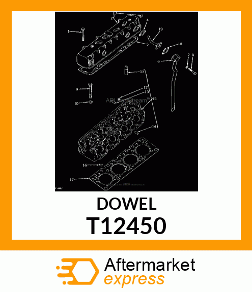 DOWEL,HOLLOW T12450