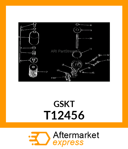 GASKET ,OIL FILTER BASE T12456