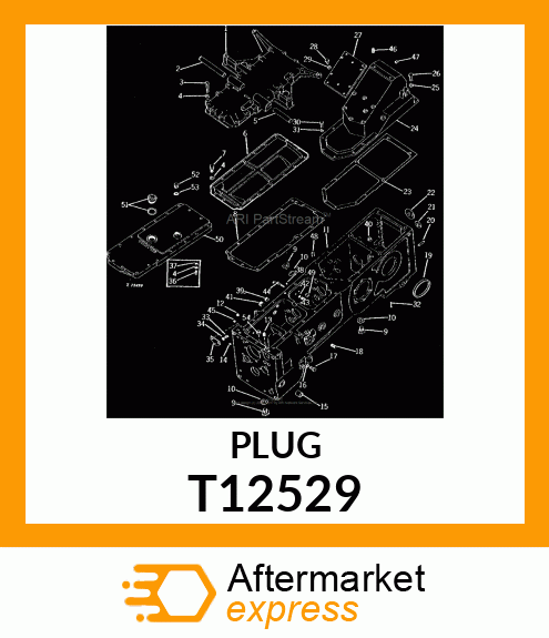 PLUG ,TRANSMISSION CASE T12529