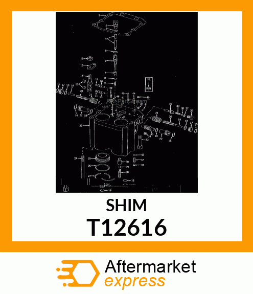 8PK Solid Shim T12616