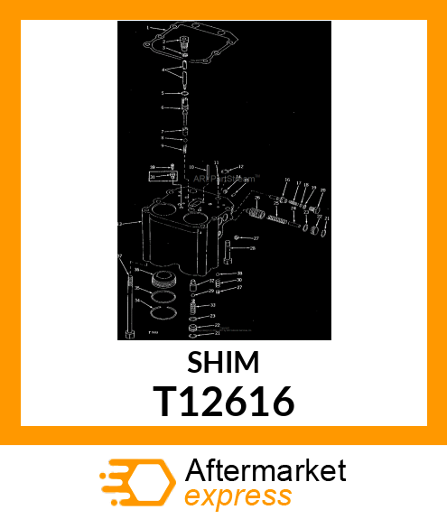 8PK Solid Shim T12616