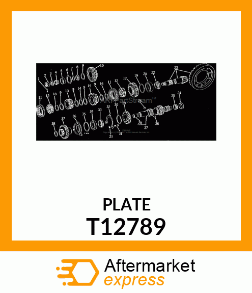 PLATE ,LOCK T12789