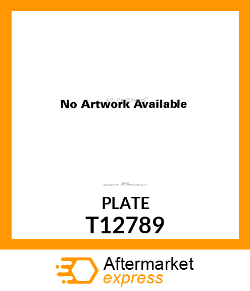 PLATE ,LOCK T12789