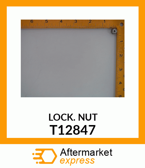 Spare part T12847 + NUT,STOP