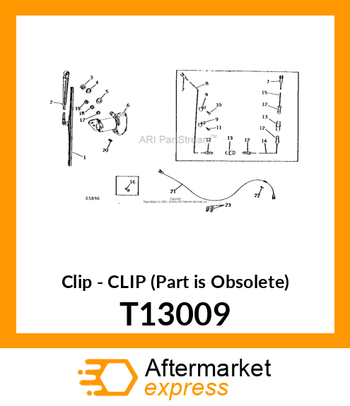 Clip - CLIP (Part is Obsolete) T13009