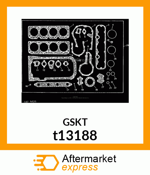 GASKET,VENT TUBE t13188