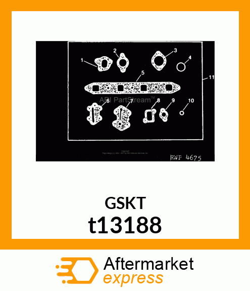 GASKET,VENT TUBE t13188