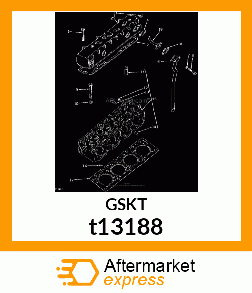 GASKET,VENT TUBE t13188