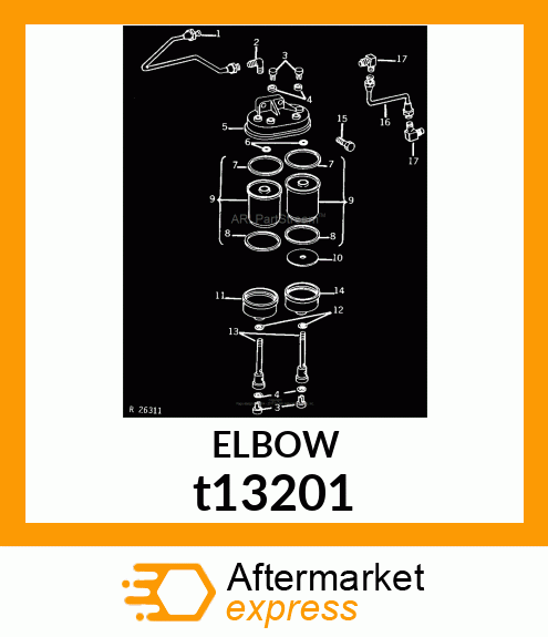 ELBOW FITTING t13201