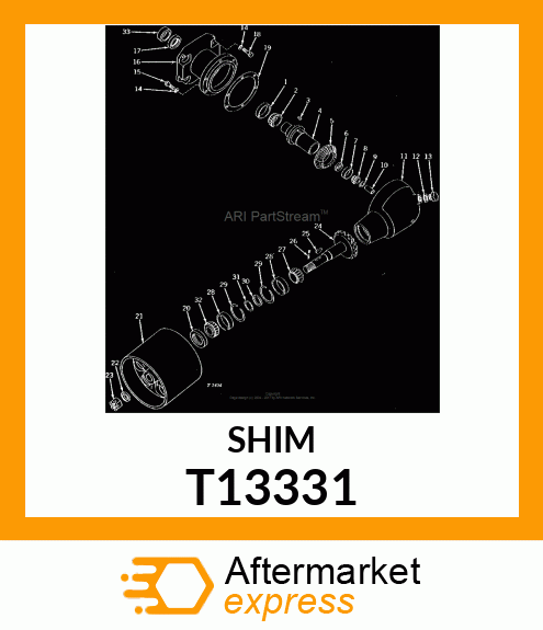 SHIM, 003 STEEL T13331