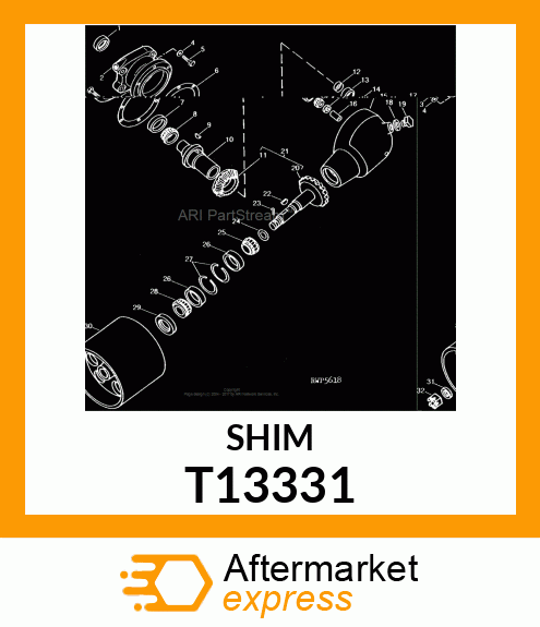 SHIM, 003 STEEL T13331