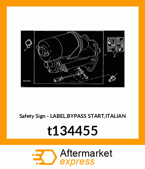 LABEL,BYPASS START, ITALIAN t134455