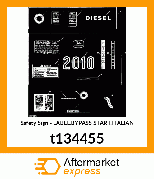 LABEL,BYPASS START, ITALIAN t134455