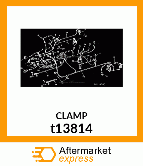 CLAMP,COATED t13814