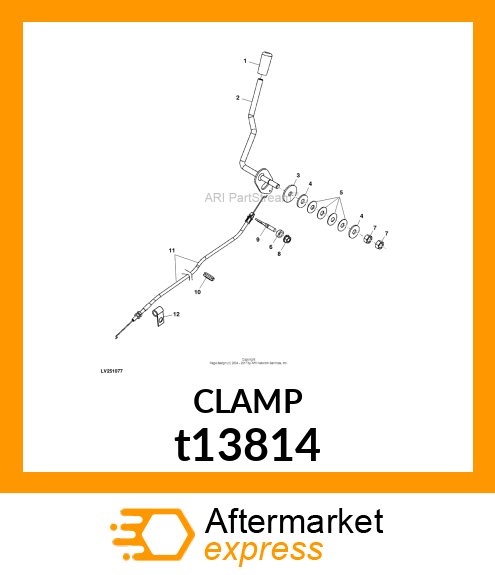 CLAMP,COATED t13814