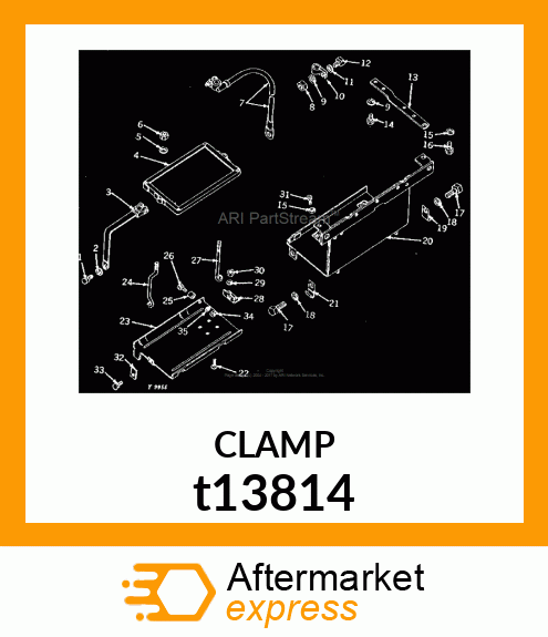 CLAMP,COATED t13814