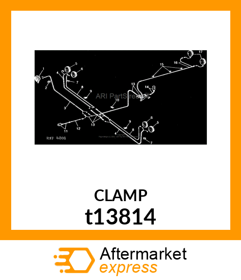 CLAMP,COATED t13814