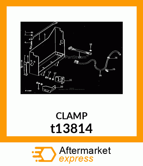 CLAMP,COATED t13814