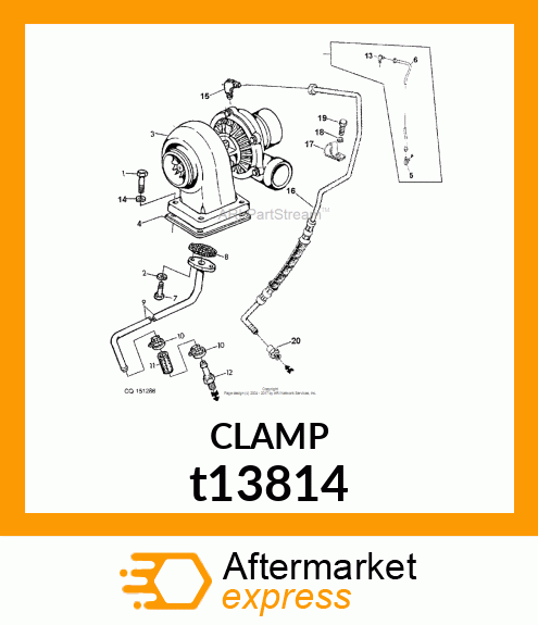 CLAMP,COATED t13814