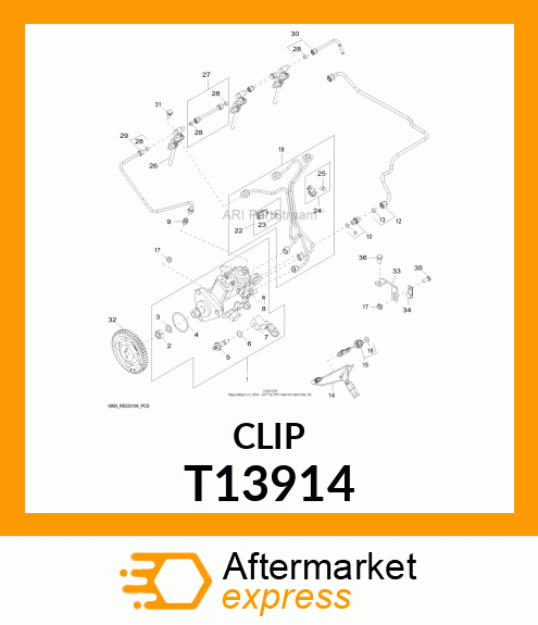 CLAMP, COATED T13914