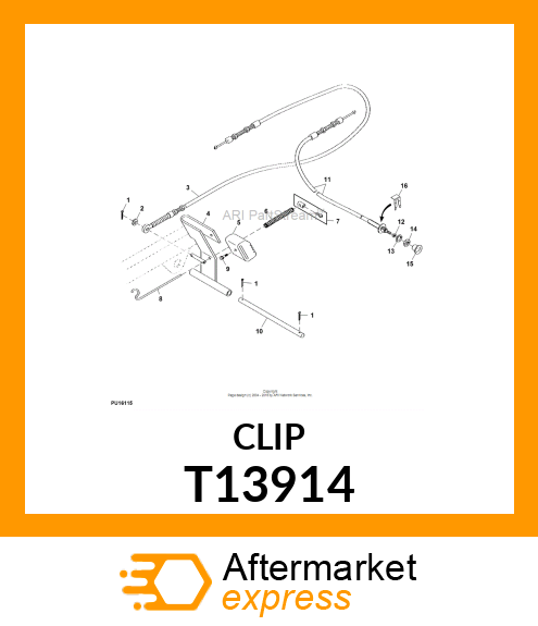 CLAMP, COATED T13914