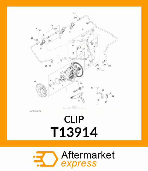 CLAMP, COATED T13914