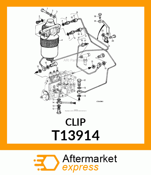 CLAMP, COATED T13914