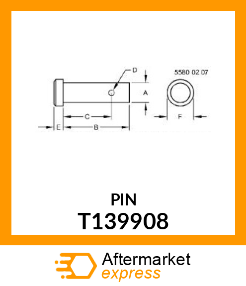 PIN, HEADED T139908