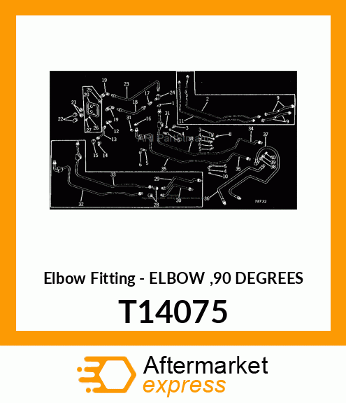 Elbow Fitting - ELBOW ,90 DEGREES T14075