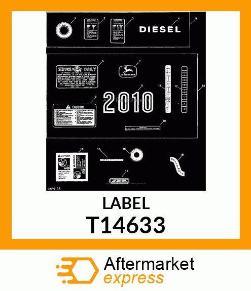 INSTRUCTIONS,DIESEL STARTER SWITCH T14633