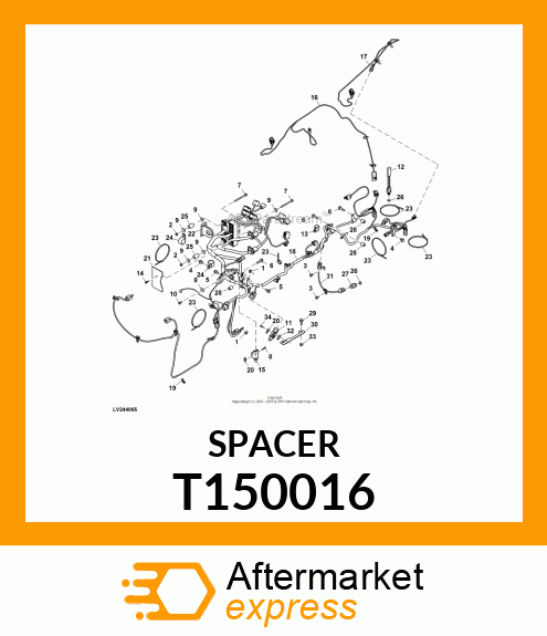 SPACER,CORE T150016