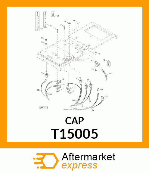 BUTTON ,PLUG T15005