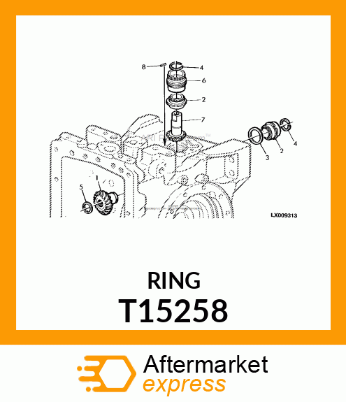 RING, SNAP T15258