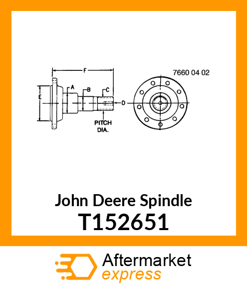 SHAFT, REAR AXLE T152651